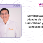 Domingo Ayala, cuatro décadas de magisterio, sindicalismo y defensa de la educación pública 2 domingo peq